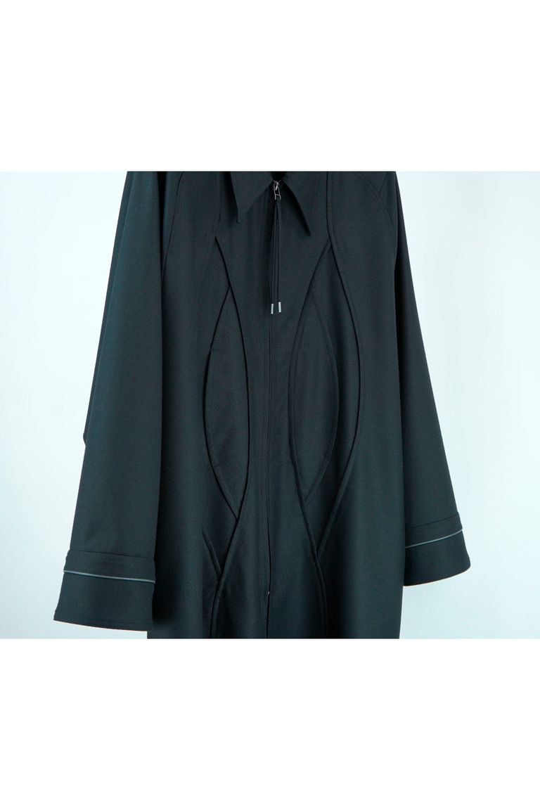 HATRA - 【23AW】Arc Over Coat [black] - アークオーバーコート 
