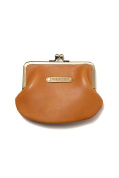 【25SS予約受付中｜12/17まで】LEATHER VOYAGE COIN PURSE [MEAL] | コインパース (がま口) / キャメル