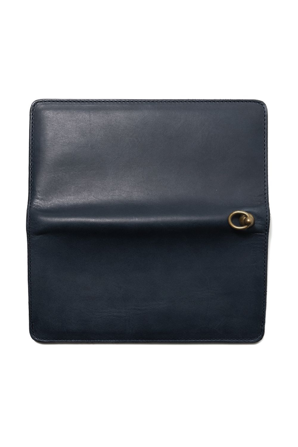 【25SS予約受付中｜12/17まで】LEATHER VOYAGE LONG WALLET [MARINE] | ロングウォレット / ネイビー