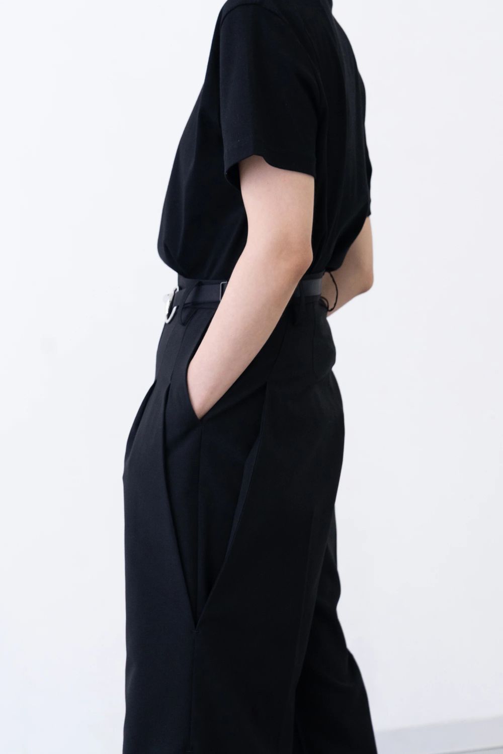 【26SS / 予約受付中】Layhak Trousers [black]  - レイハックトラウザーズ [ブラック] / SS26BT02