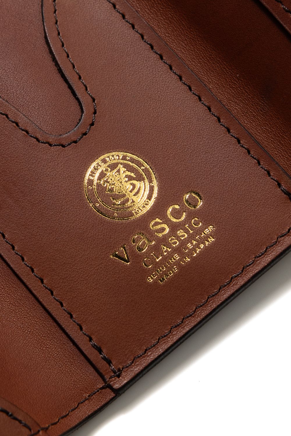 【ラスト1点 / 25SS】LEATHER VOYAGE POCKET WALLET [CORTESIA] | ポケットウォレット (三つ折り) / ブラウン