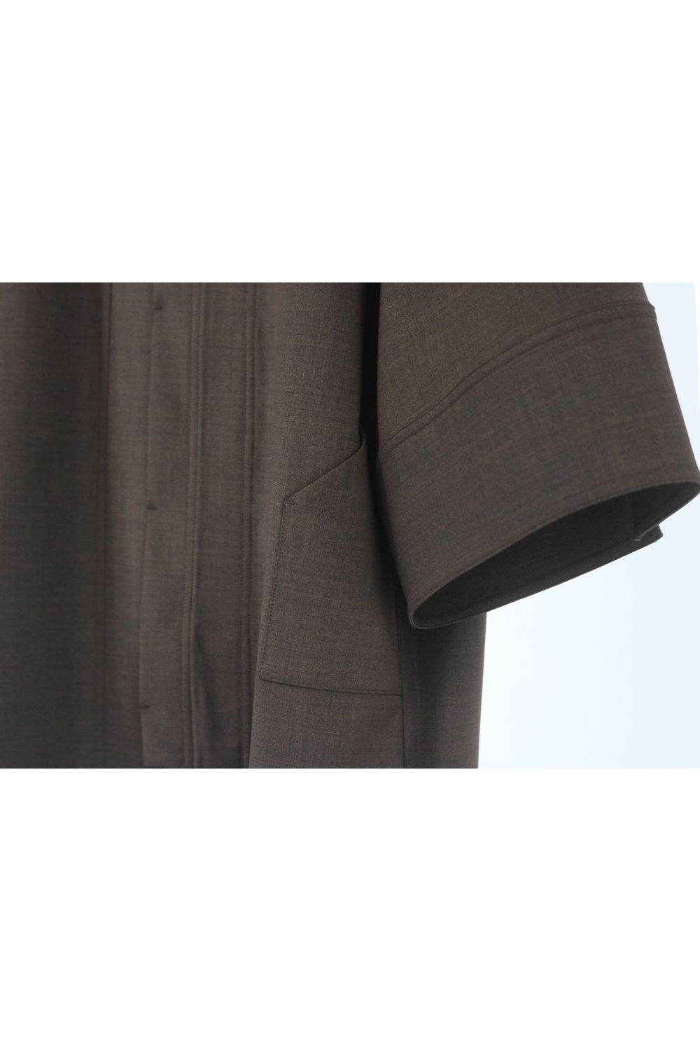【25SS】Tri Front Shirt [bronze] - トライフロントシャツ [ブロンズ] / SS25SH04