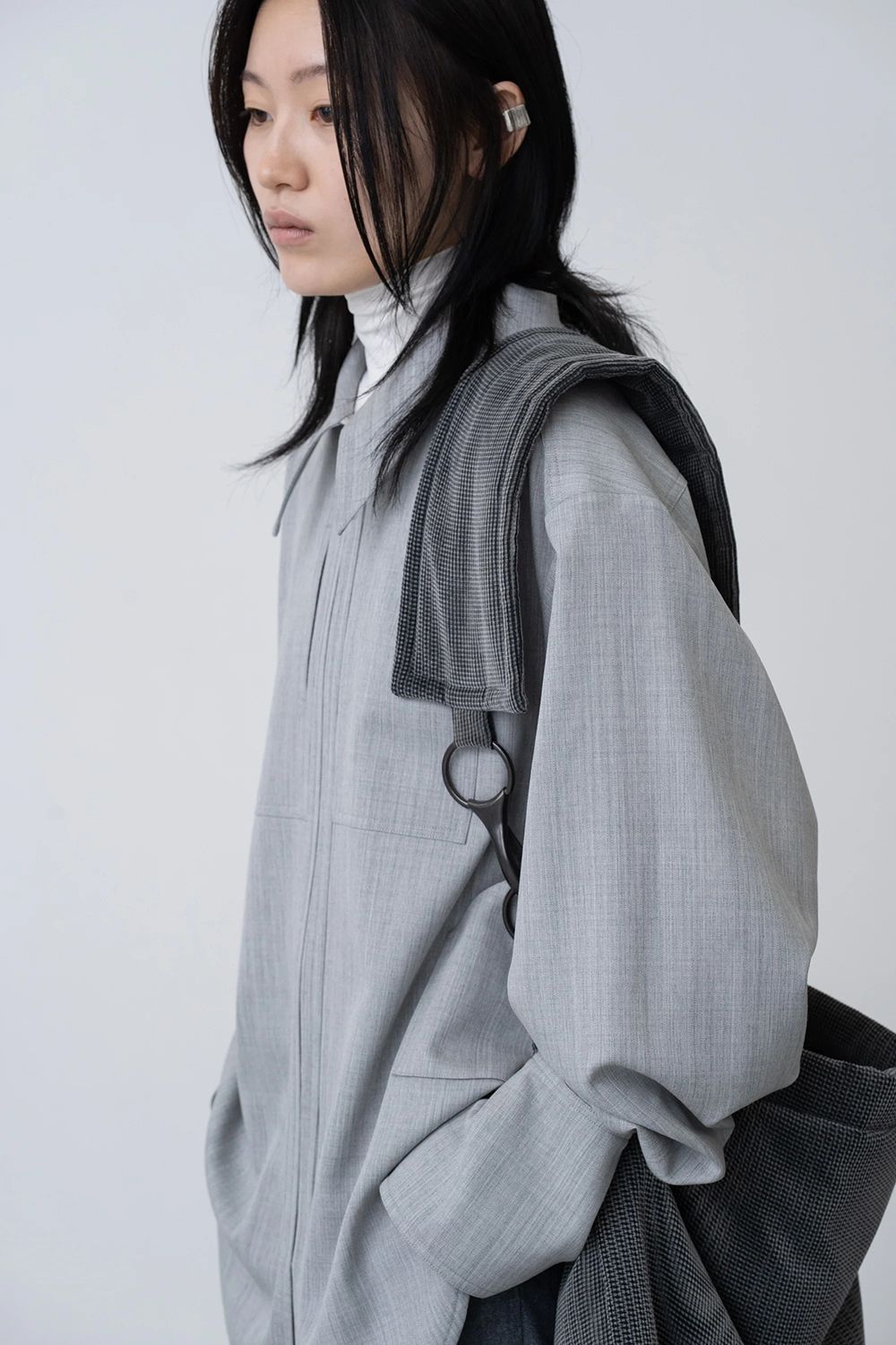 【26AW / 予約受付中】Mirage Corduroy Tote [steal-grey] - ミラージュコーデュロイトート [ミッドナイト] / FW26AC01