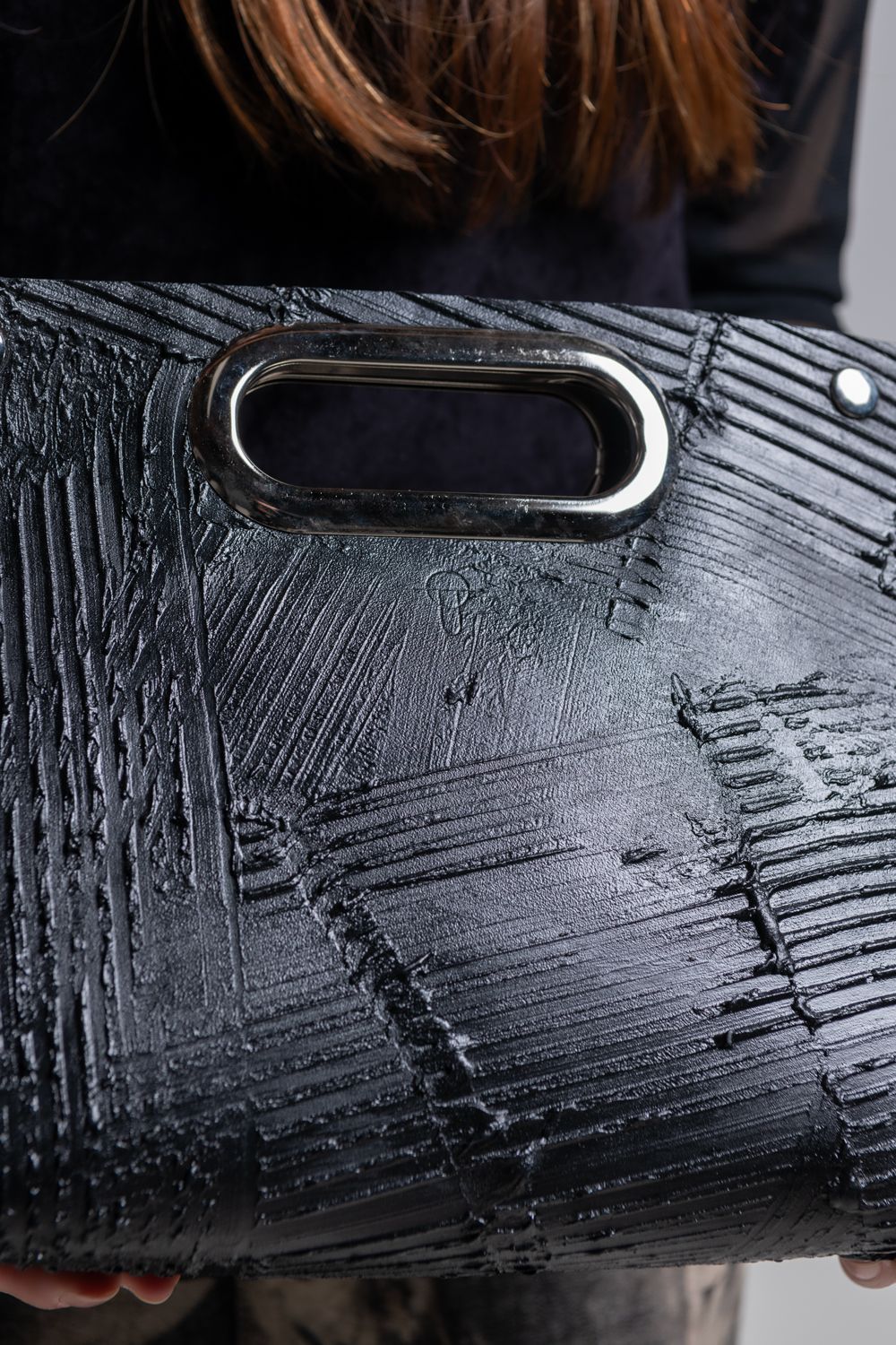 【ラスト1点】壁クラッチ／ショルダー M [ブラック] / w25-03-bk