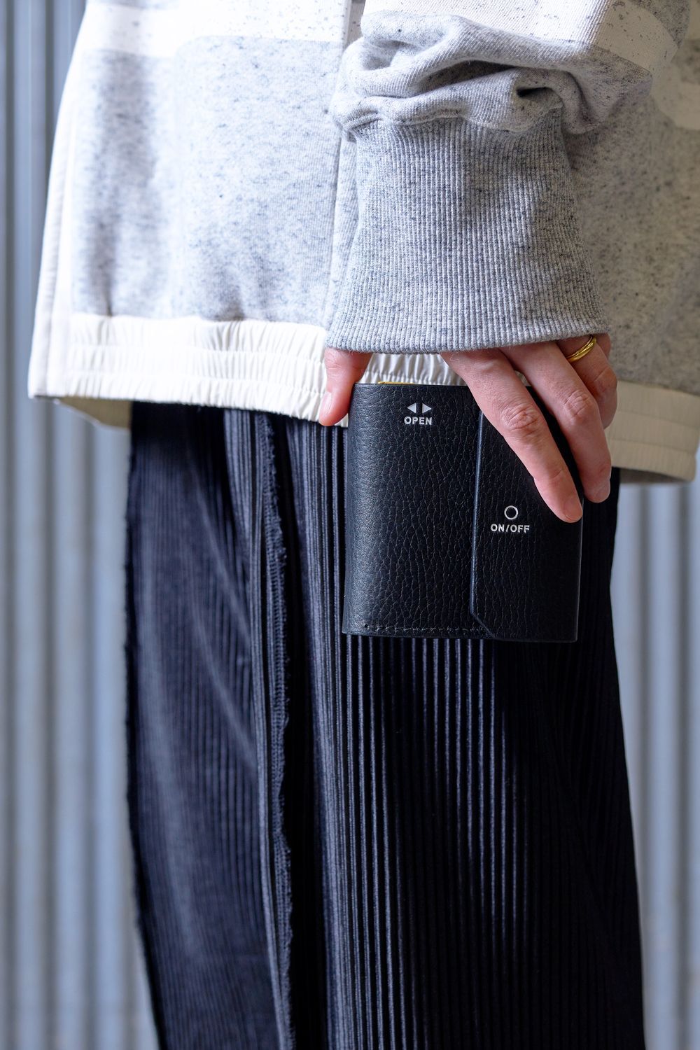 WORDING WALLET [BLACK] / ワーディングウォレット [ブラック]