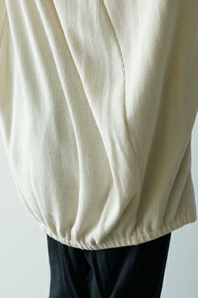 【25SS】ballon t-shirt [CREAM]｜バルーンTシャツ / vu-cut-003
