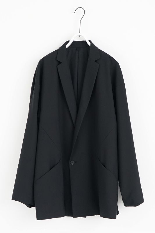【24AW】double jacket [BLACK] - ダブルジャケット [ブラック] / vu-jkt-003