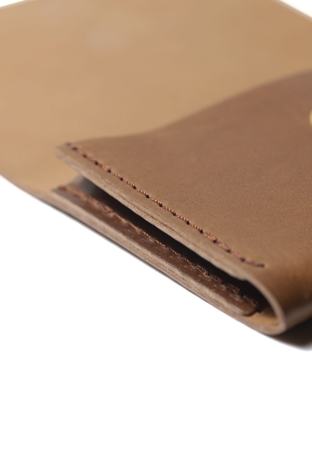 LEATHER GARRISON CARDCASE [BOURBON] | シェルコードバン カードケース / バーボン