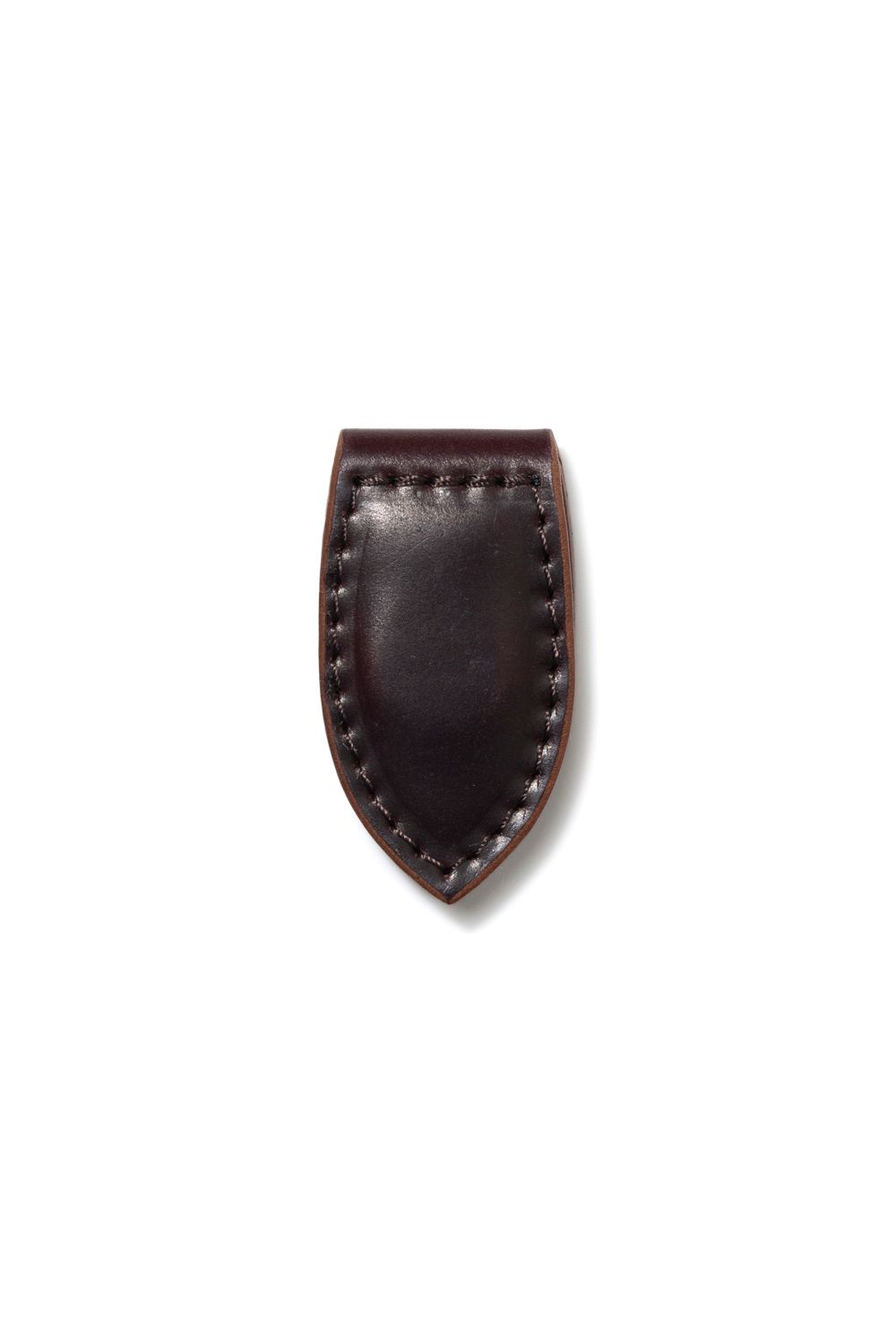 LEATHER GARRISON MONEY CLIP [No.8] | シェルコードバン マネークリップ / バーガンディ