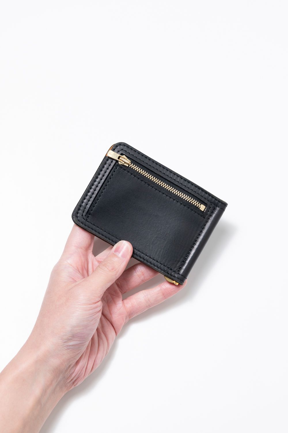 【25SS予約商品】LEATHER VOYAGE MONEY CLIP [NERO] | マネークリップ / ブラック
