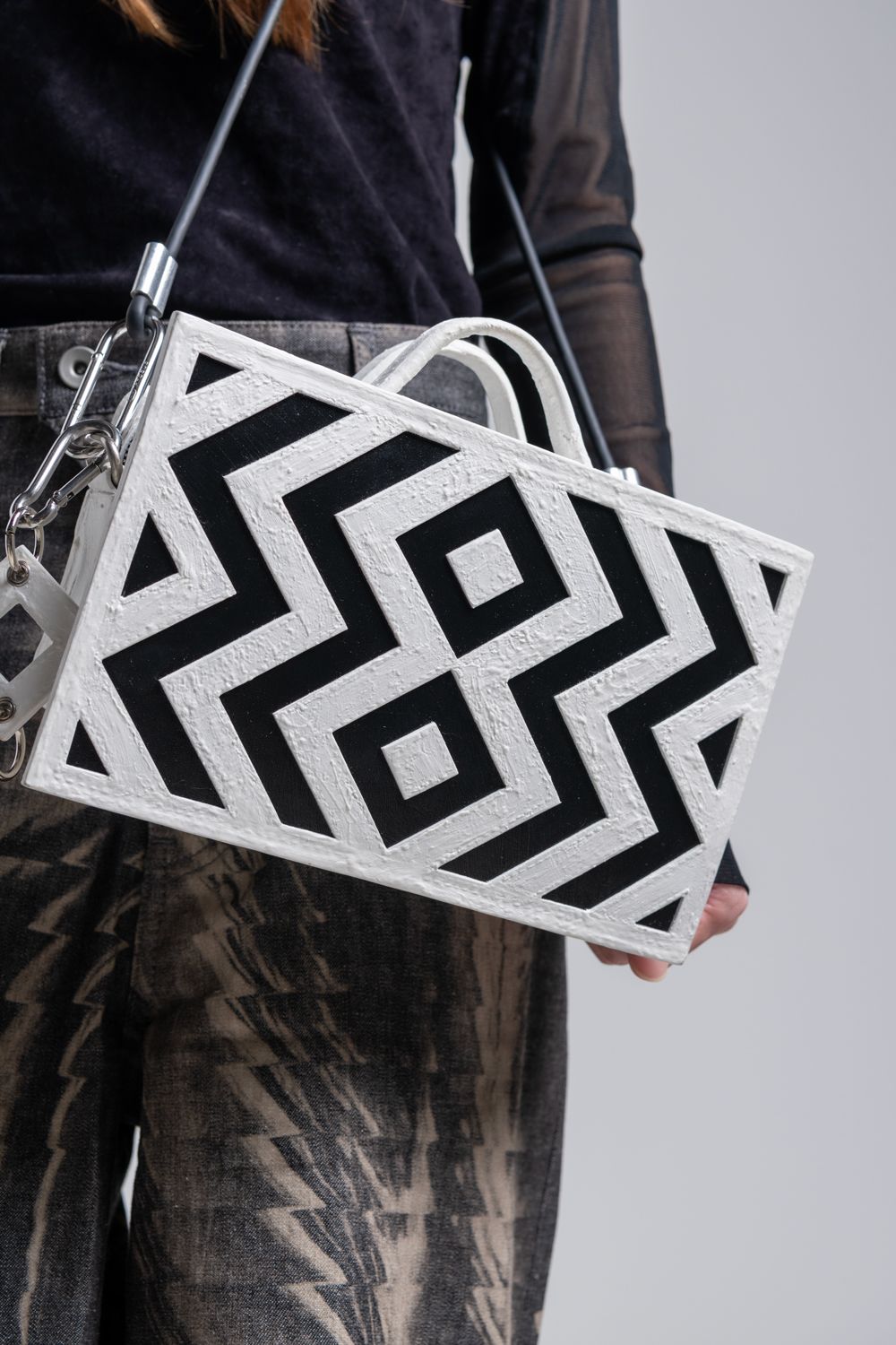 【お取り寄せ可能】レリーフトート [象嵌ホワイト] / w25-06-wh