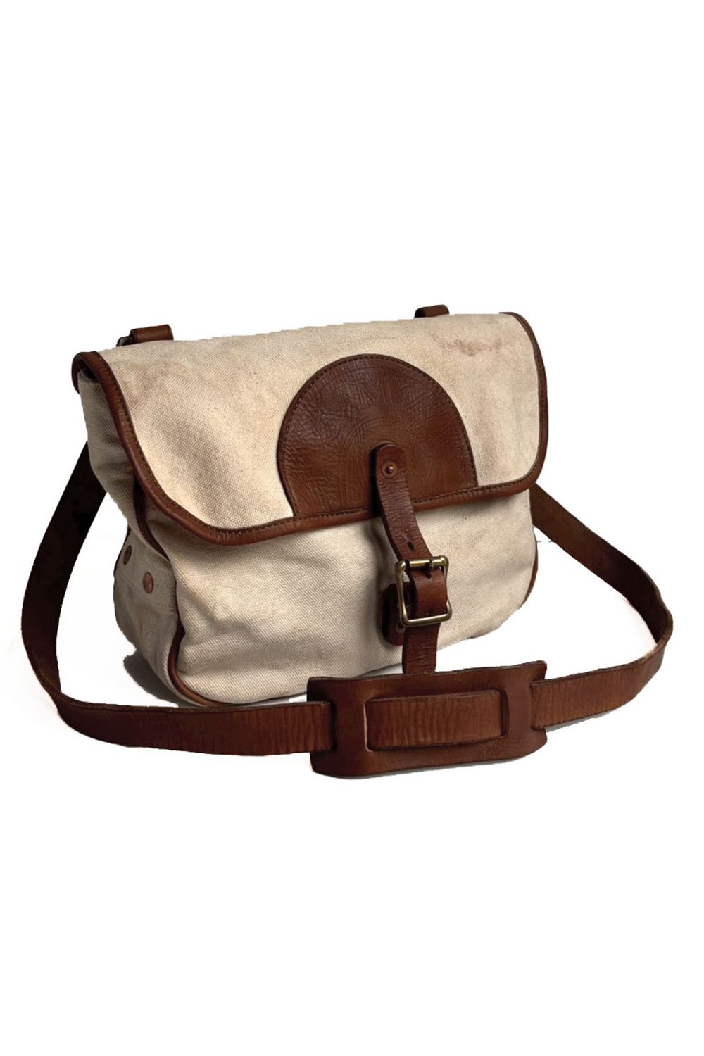 【26AW / 予約受付中】CANVAS×LEATHER POSTMAN BAG SMALL｜キャンバス×レザーポストマンバッグ (スモール) / 4色展開