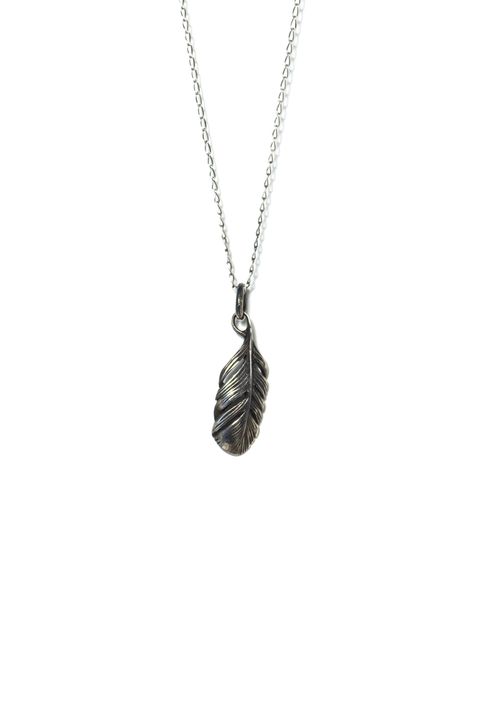 【ラスト1点】EX TINY FEATHER PENDANT OX / エクストラタイニーフェザーペンダント [シルバー]