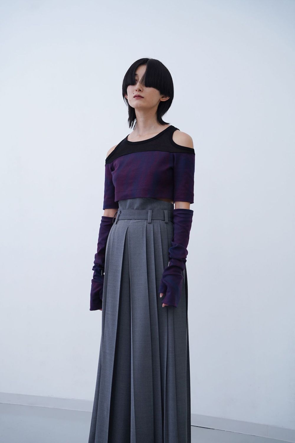 【24SS】 Poil Arm Covers [burgundy] - ポワルアームカバー [バーガンディー] / SS24AC06