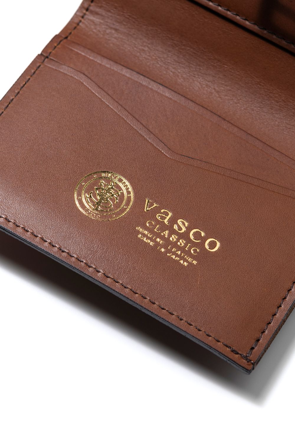 vasco - 【予約商品】LEATHER VOYAGE PURSE WALLET [CORTESIA] | パースウォレット (二つ折り・がま口)  / ブラウン | BONITA ONLINE STORE