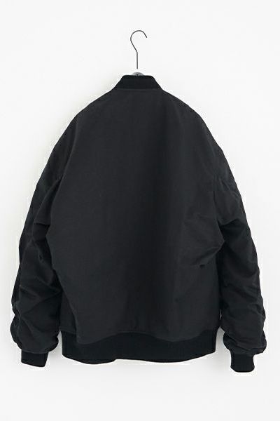 【ラスト1点 / 24AW】big MA-1 [BLACK] - ビッグエムエーワン [ブラック] / vu-blu-005