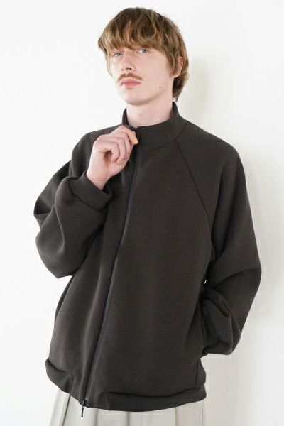 【24AW】fleece blouson [CHARCOAL] - フリースブルゾン [チャコール] / vu-cut-010