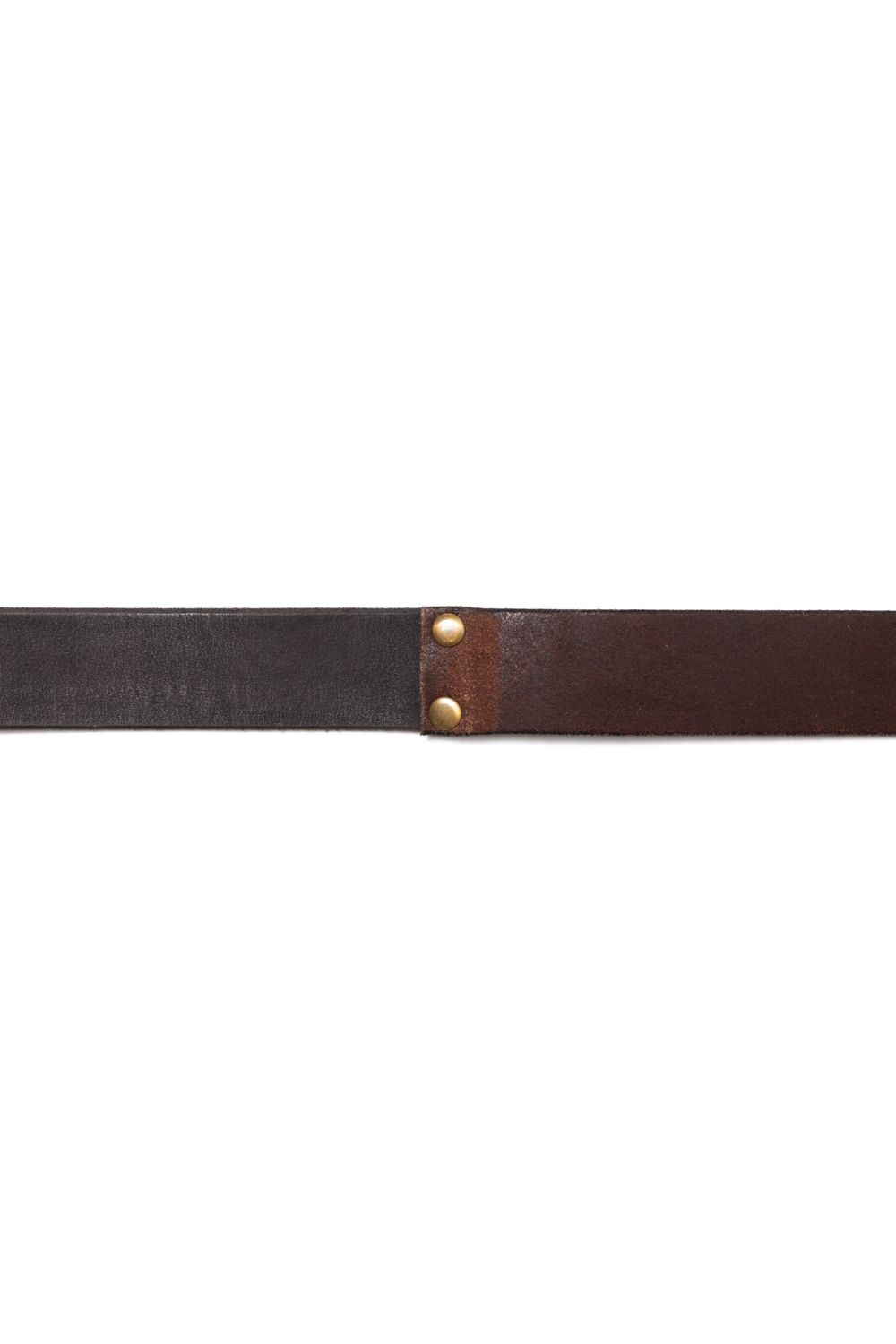 LEATHER RING BELT [BLACK] | リングベルト / ブラック