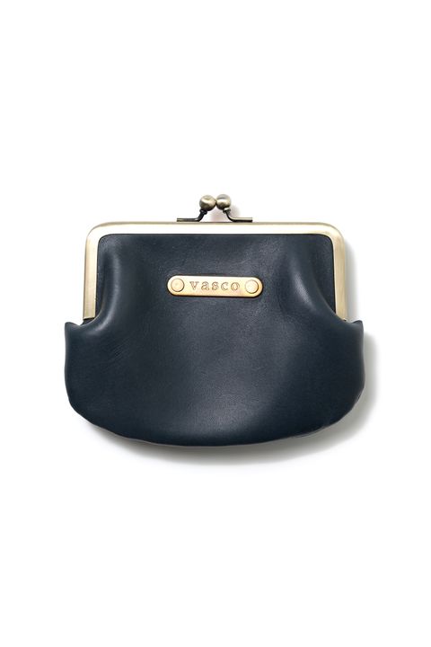 【26SS】LEATHER VOYAGE COIN PURSE [MARINE] | コインパース (がま口) / ネイビー