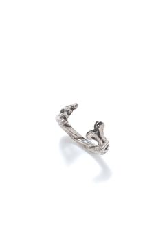 【1点もの】TWIN CLAW SPOON RING / ツインクロウスプーンリング [OX]