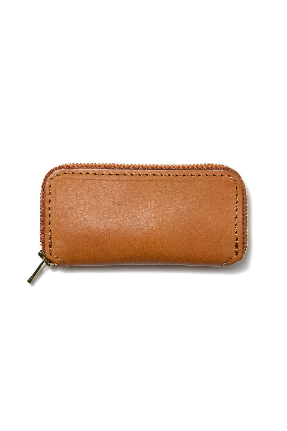 LEATHER VOYAGE ROUND ZIP KEY CASE [MEAL] | キーケース (ラウンドジップ) / キャメル