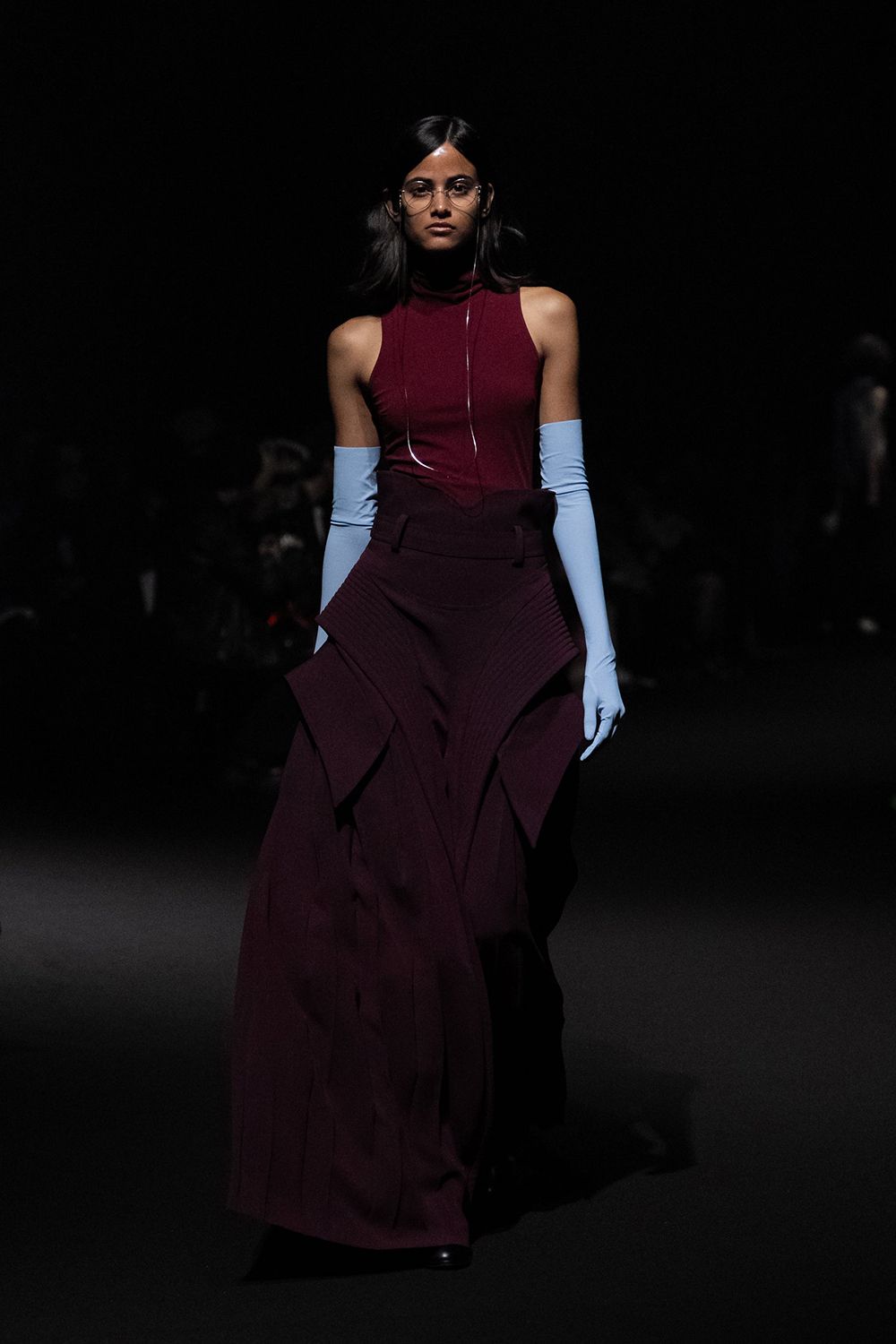【ラスト1点 / 25AW】Atlantis Pleats Trousers [burgundy] - アトランティスプリーツトラウザーズ [バーガンディー] / FW25BT11