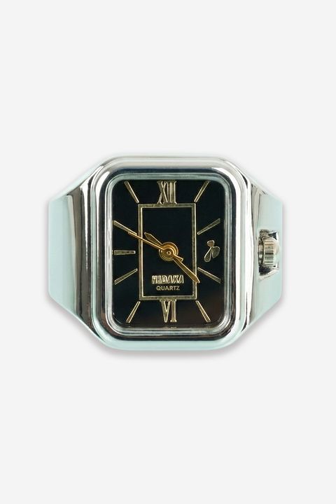 Legacy Ring Watch [Silver / Black] / レガシーリングウォッチ [シルバー / ブラック]