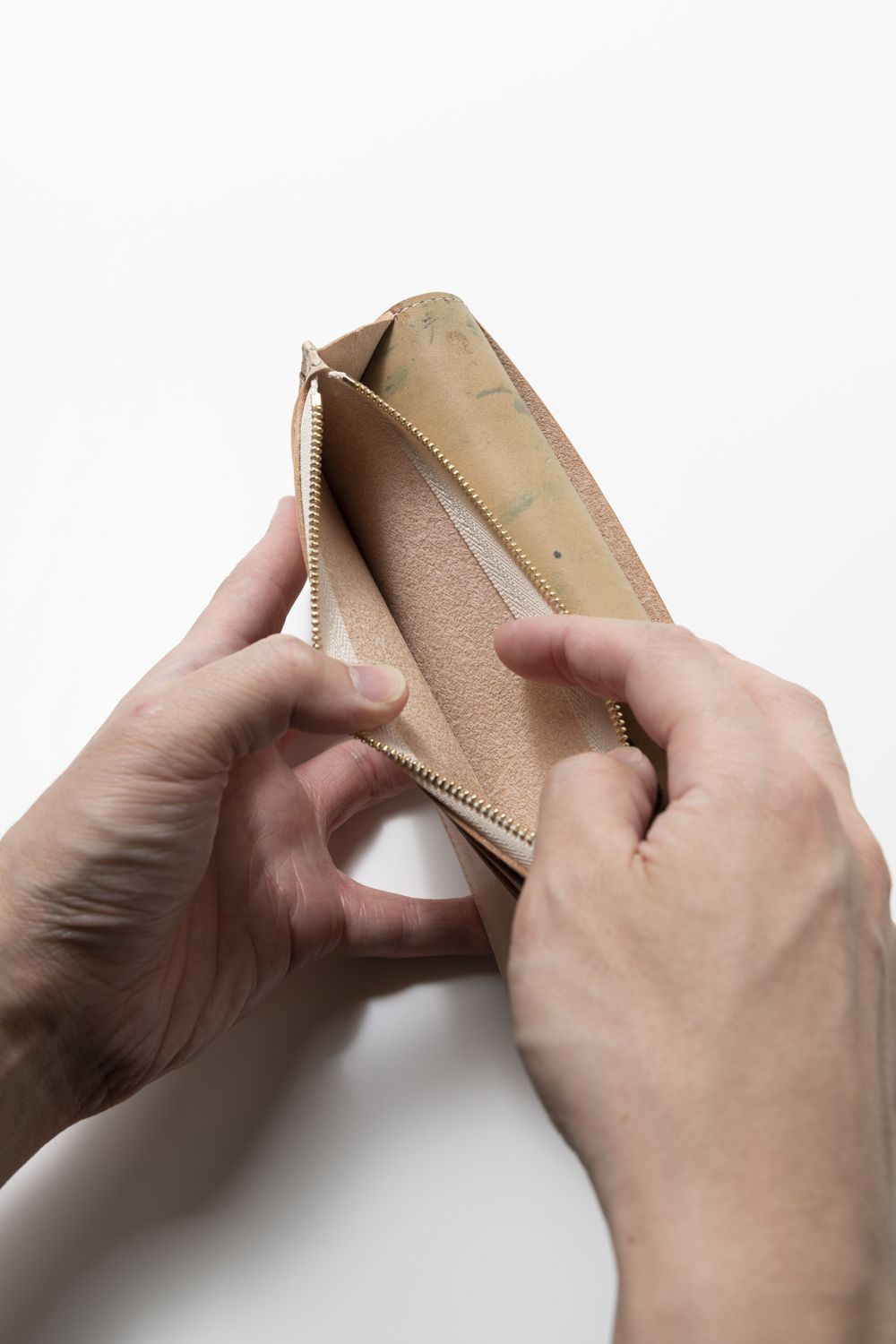 LEATHER GARRISON LONG WALLET [GREEN] | シェルコードバン ロングウォレット / グリーン