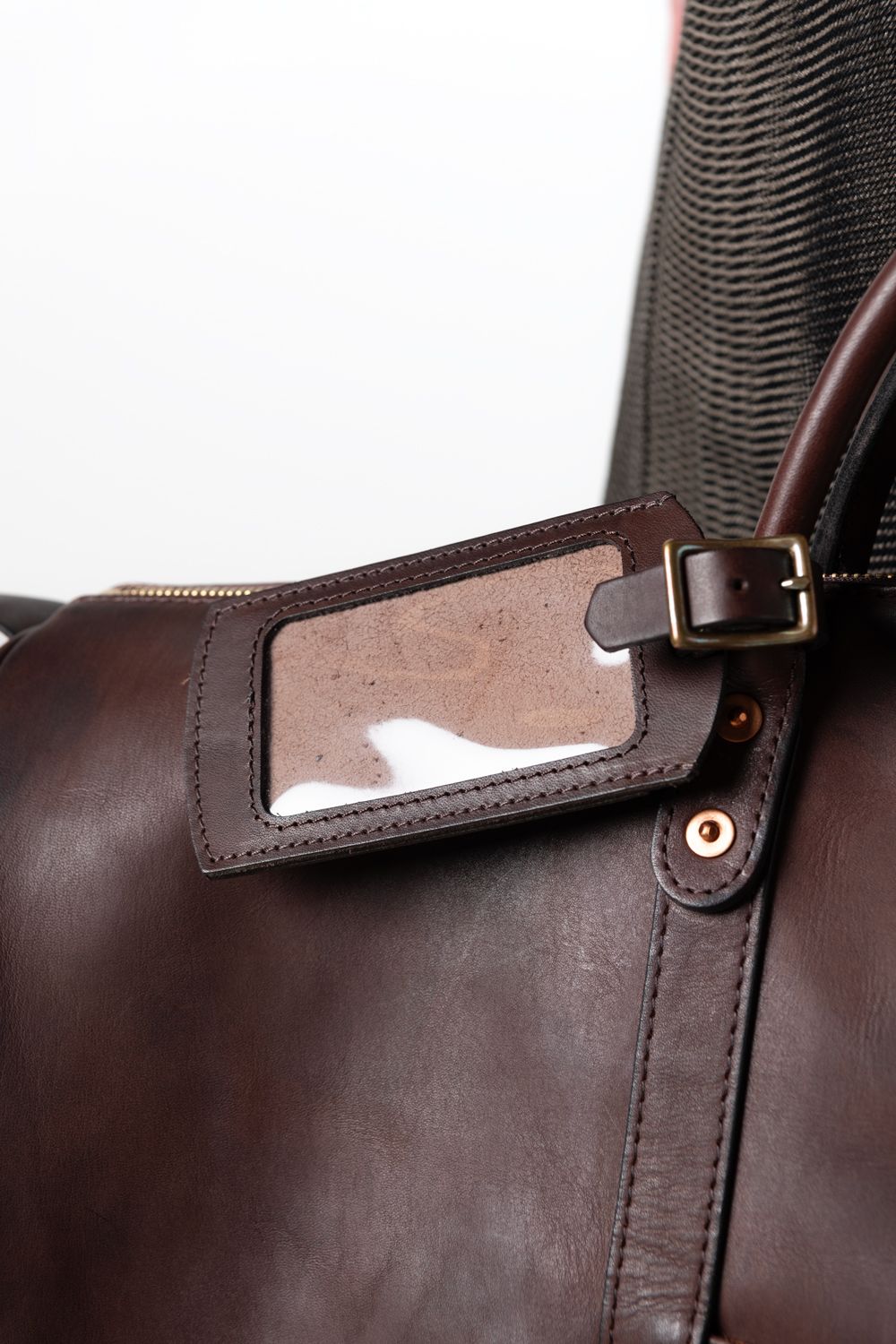 【ラスト1点 / 26SS】LEATHER TRAVEL BOSTON BAG [BROWN] | レザーボストンバッグ / ブラウン