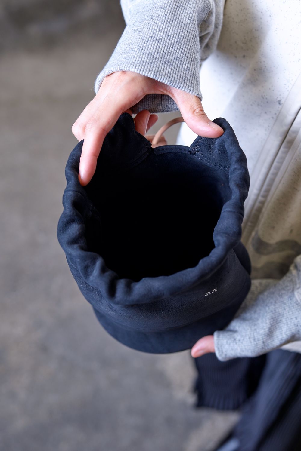 DRAWSTRING M [BLACK] / ドローストリングM [ブラック]