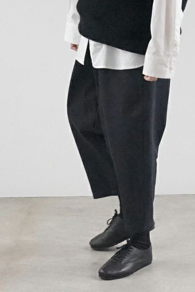 【24AW】denim cropped pants [DEEP BLUE] - デニムクロップドパンツ [ディープブルー] / vu-pnt-005