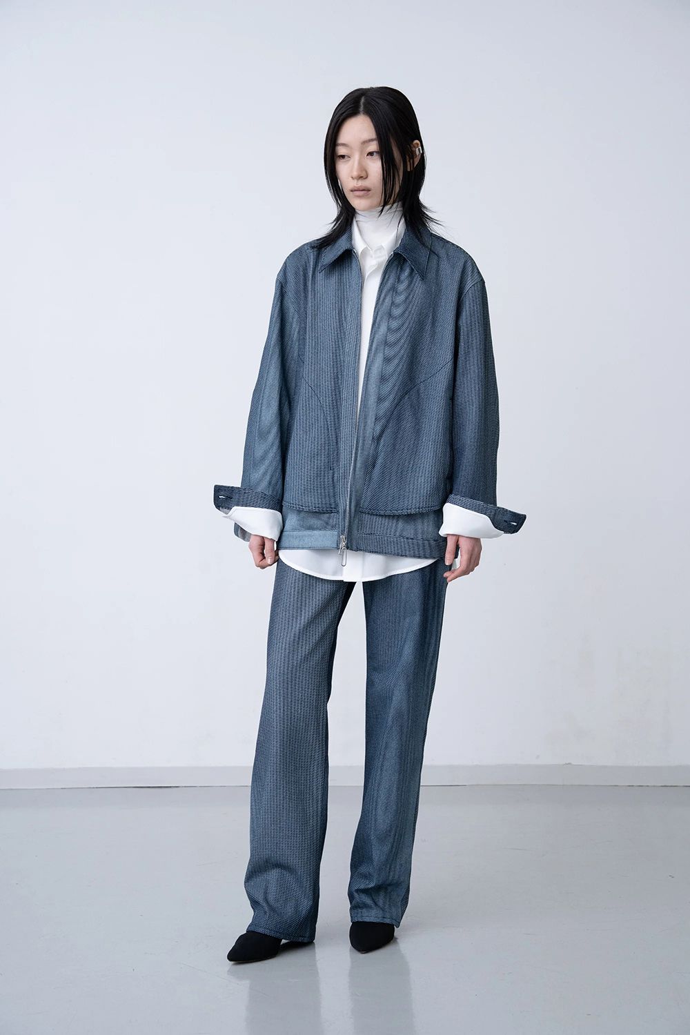 【26AW / 予約受付中】Mirage Denim - straight [navy]  - ミラージュデニム - ストレート [ネイビー] / FW26BT04