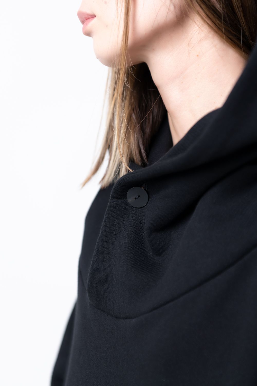 【23AW】pullover hoody [BLACK] - プルオーバーフーディ [ブラック] / vuy-a23-k05