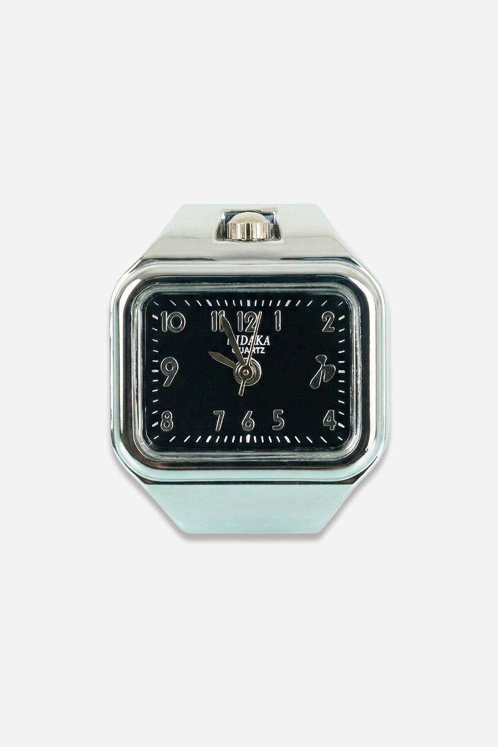 E/W Ring Watch [Silver / Black] / E/Wリングウォッチ [シルバー / ブラック]
