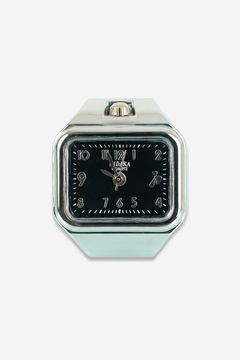 E/W Ring Watch [Silver / Black] / E/Wリングウォッチ [シルバー / ブラック]
