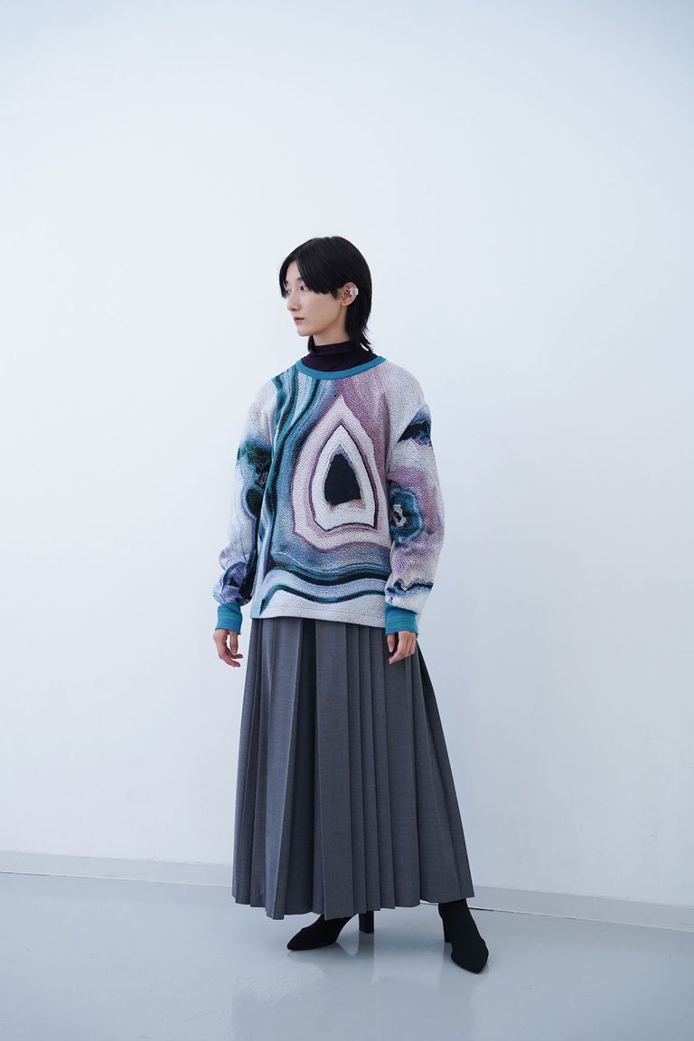 HATRA - 【24SS】Hak Pleats Pants [grey] - ハカマプリーツパンツ 