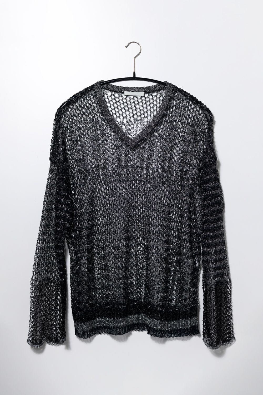 AOIWANAKA - 【24SS】チェーンロングスリーブニット [Silver