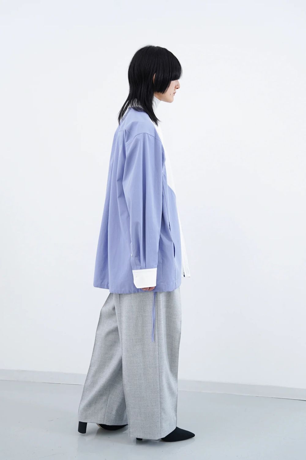 【アーカイブ展 / 1.18まで】Cocoon Organ Trousers [grey] - コクーンオルガントラウザーズ [グレー] / FW24BT01