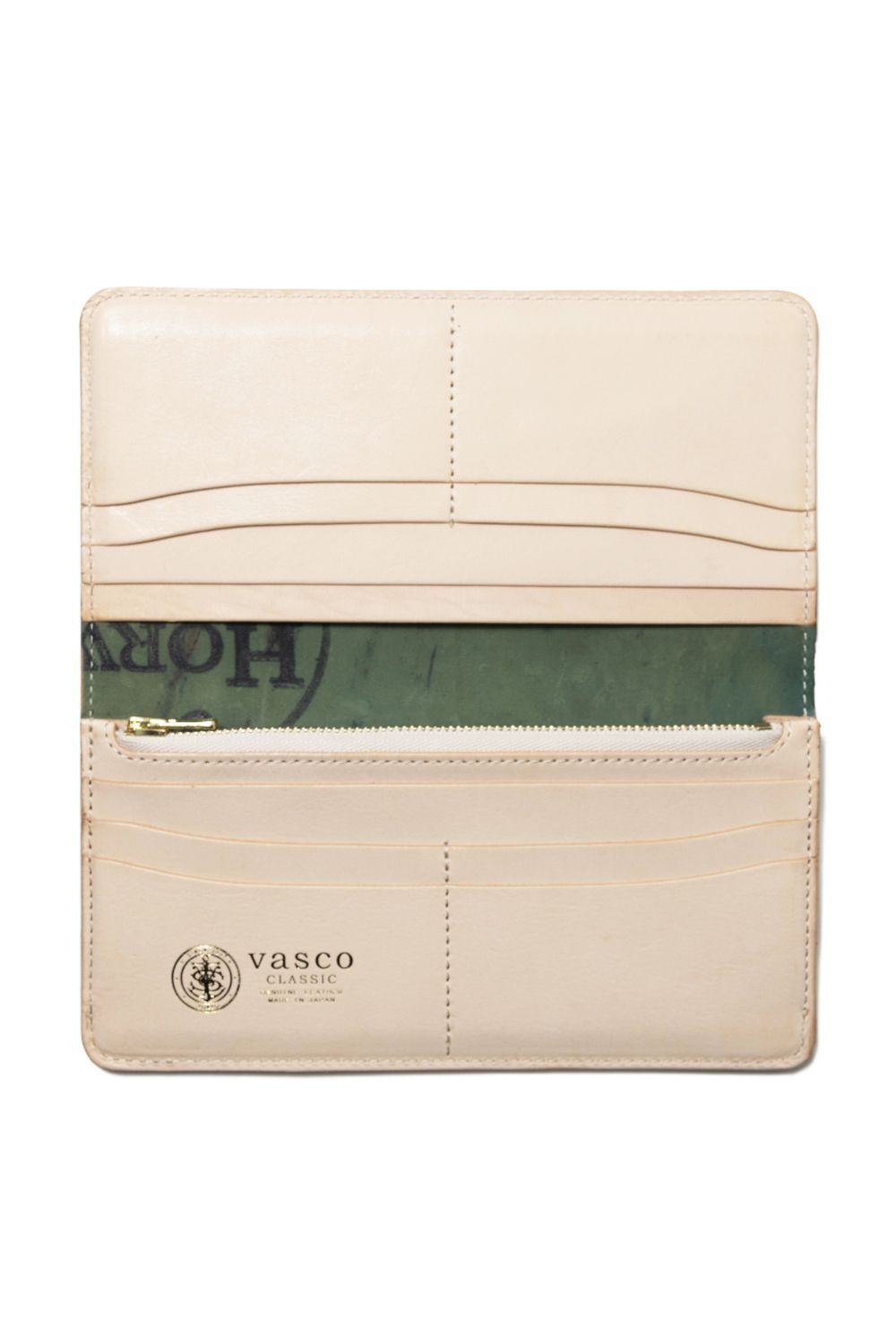 【25SS予約商品】シェルコードバンロングウォレット [ネイビー] / LEATHER GARRISON LONG WALLET [NAVY]