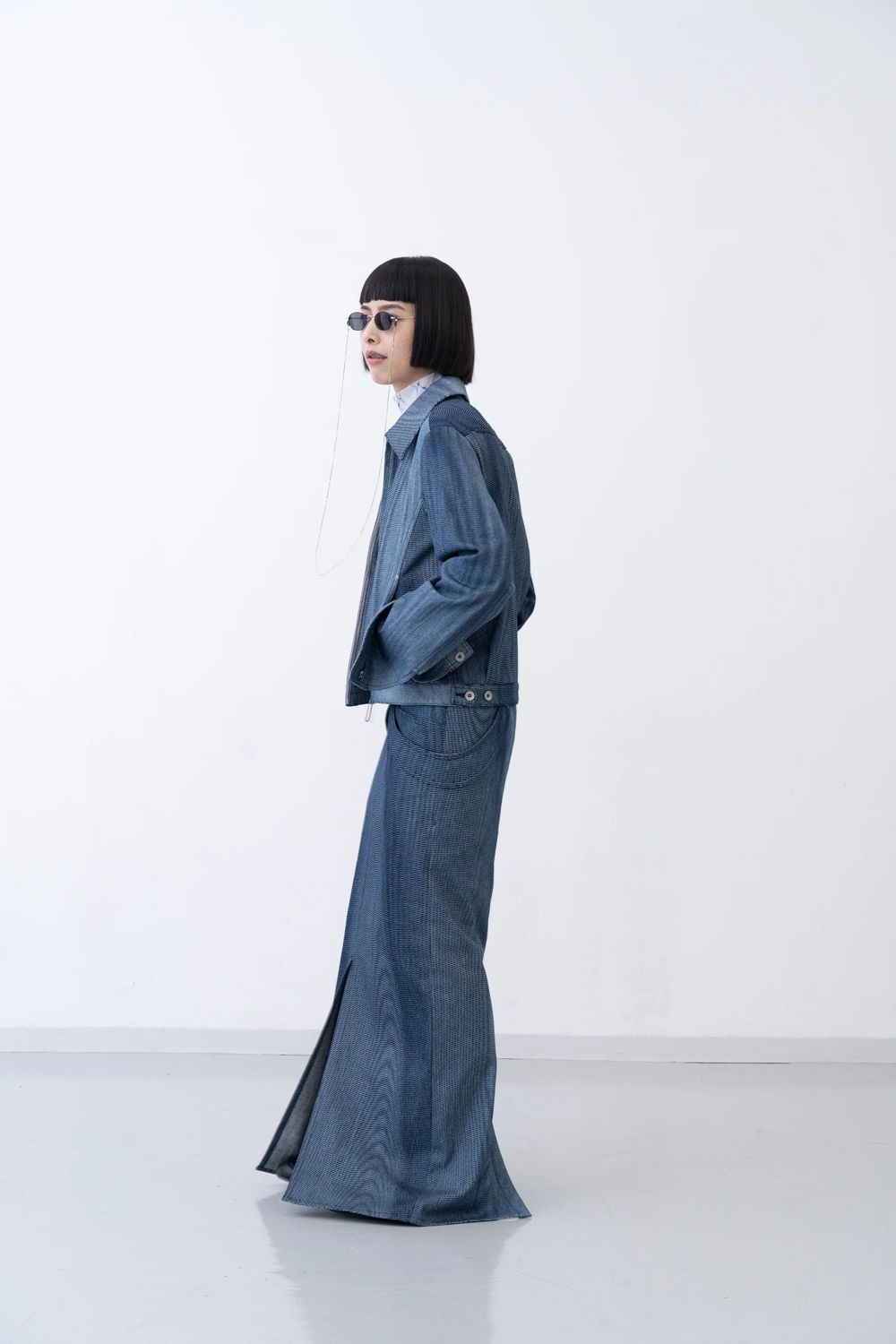 【26SS / 予約受付中】Mirage Bleach Denim Jacket [navy] - ミラージュブリーチデニムジャケット [ネイビー] / SS26OU03