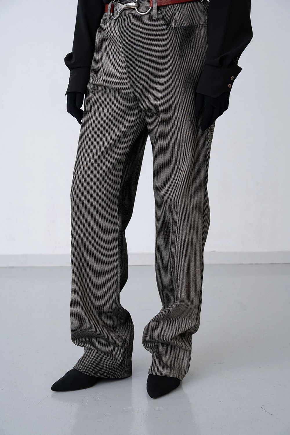 【26AW / 予約受付中】Mirage Denim - straight [black]  - ミラージュデニム - ストレート [ブラック] / FW26BT04