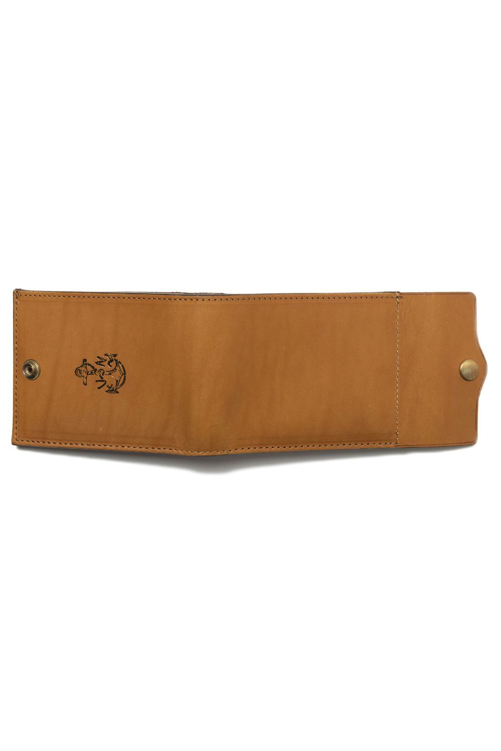 【25SS予約商品】レザーネイバルミドルウォレット [キャメル] / LEATHER NAVAL MIDDLE WALLET [MEAL]