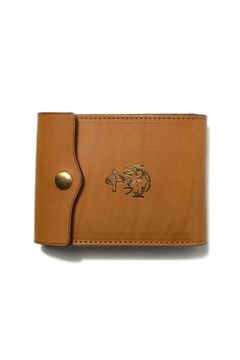 【25SS予約商品】レザーネイバルミドルウォレット [キャメル] / LEATHER NAVAL MIDDLE WALLET [MEAL]