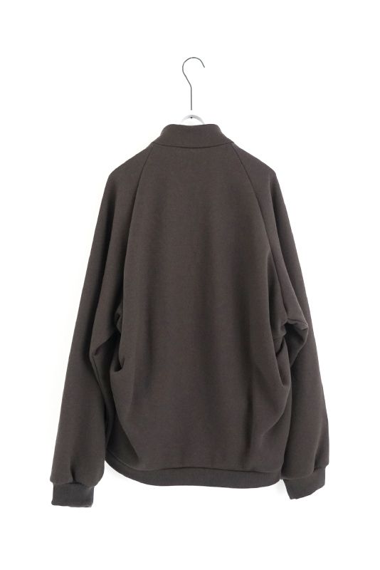 【24AW】fleece blouson [CHARCOAL] - フリースブルゾン [チャコール] / vu-cut-010