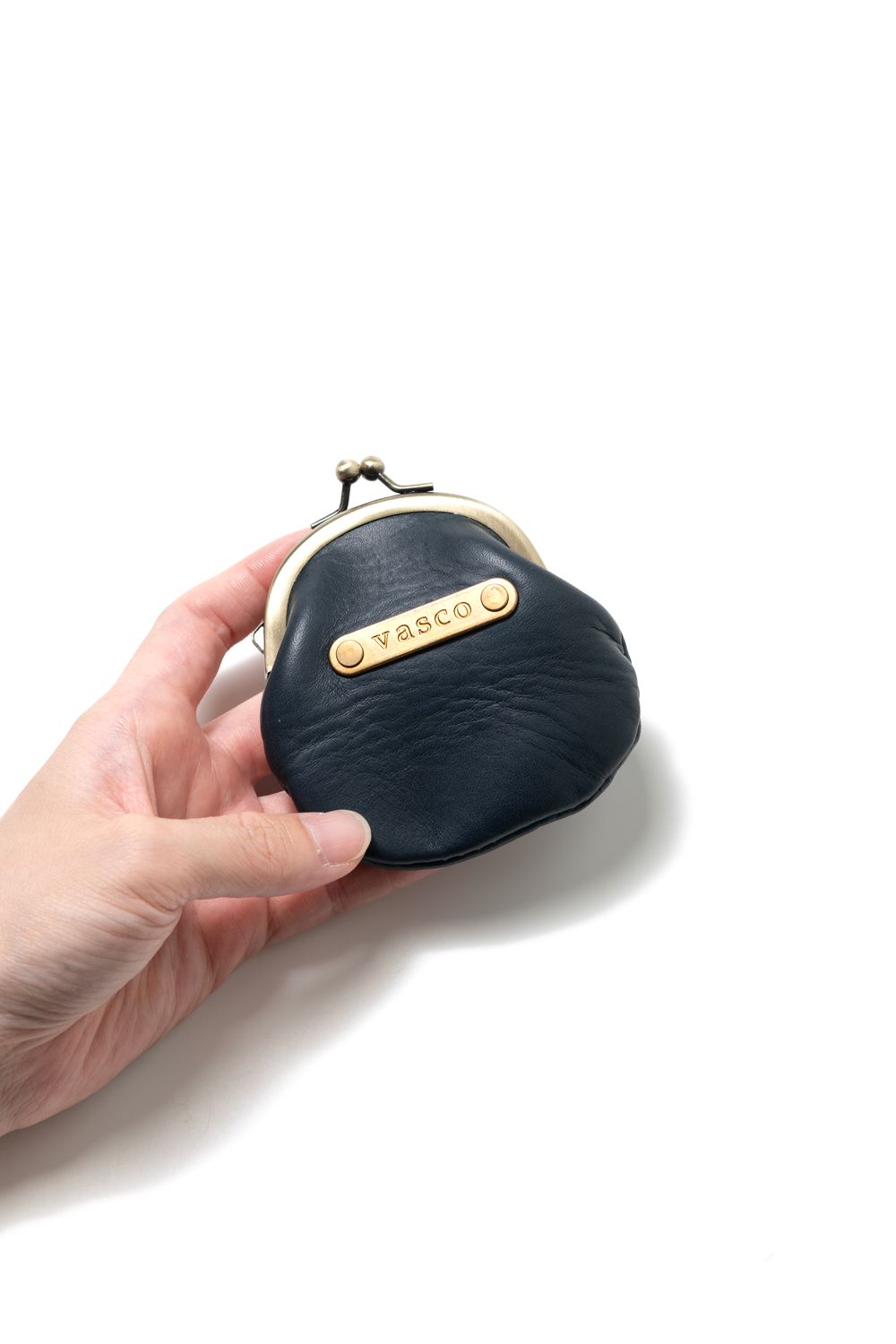【ラスト1点 / 26SS】LEATHER VOYAGE MINI COIN PURSE [NAVY]｜レザーミニコインケース / ネイビー