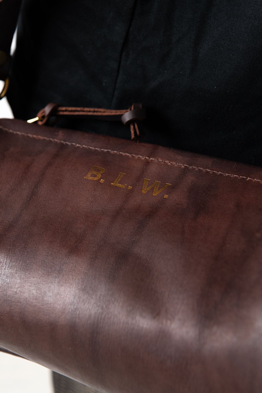 【ラスト1点 / 26SS】LEATHER VOYAGE DRUM BAG [BROWN] | レザードラムバッグ / ブラウン