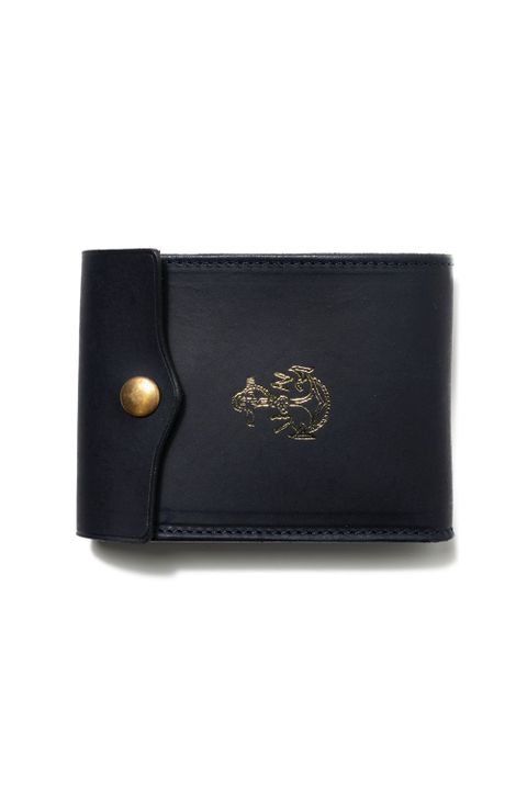 【26SS / 予約受付中】レザーネイバルミドルウォレット [ネイビー] / LEATHER NAVAL MIDDLE WALLET [MARINE]