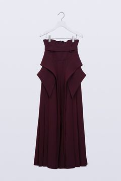 【ラスト1点 / 25AW】Atlantis Pleats Trousers [burgundy] - アトランティスプリーツトラウザーズ [バーガンディー] / FW25BT11