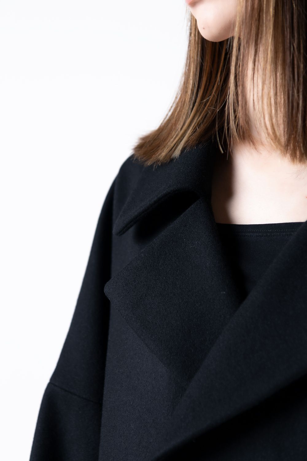 VU - 【23AW】shawl collar coat [BLACK] - ショールカラーコート [ブラック] / vu-a23-c21 |  BONITA ONLINE STORE