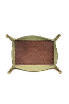 レザートレイ [オリーブ] / LEATHER TRAY [OLIVE] - プエブロ